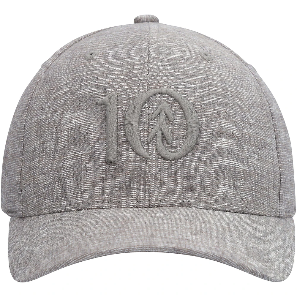 Casquette flexible Tentree avec logo gris chiné pour hommes