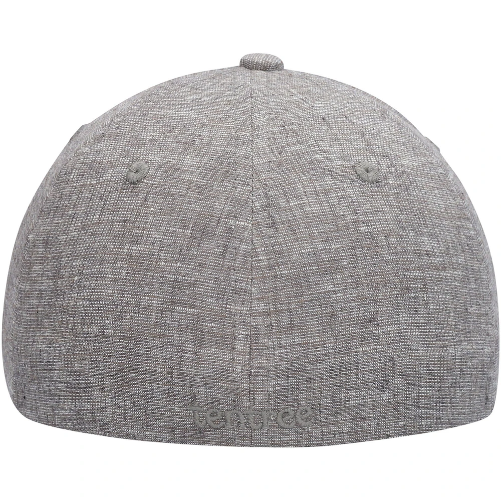 Casquette flexible Tentree avec logo gris chiné pour hommes