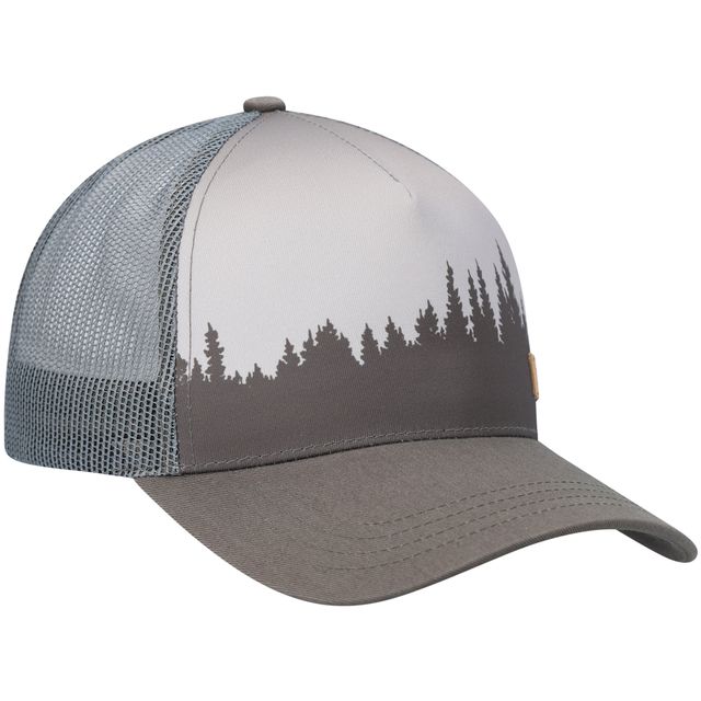 Tentree Olive/Grey Juniper Altitude Trucker Snapback pour hommes - Chapeau