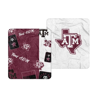 Couverture tissée Dream Weave 50" x 60" des Texas A&M Aggies