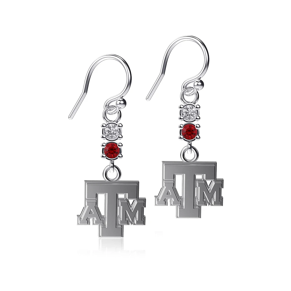 Dayna Designs Texas A&M Aggies Dangle Crystal Earrings