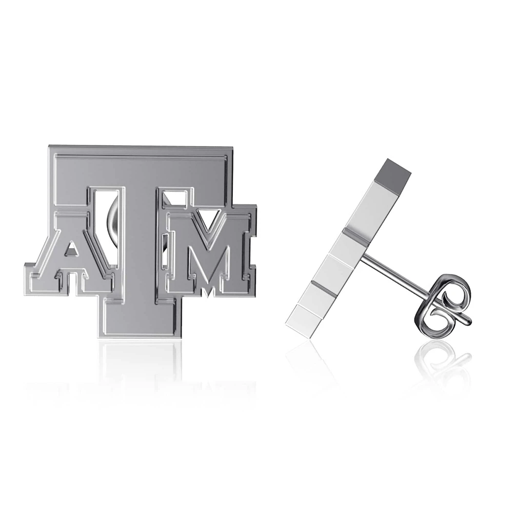 Dayna Designs Texas A&M Aggies Team Logo Silver Post Earrings