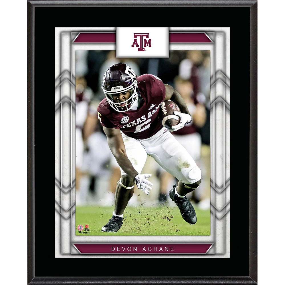 Devon Achane Texas A&M Aggies 10.5" x 13" Sublimated Player Plaque