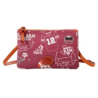 Sac à main à bandoulière zippé Dooney & Bourke Texas A&M Aggies