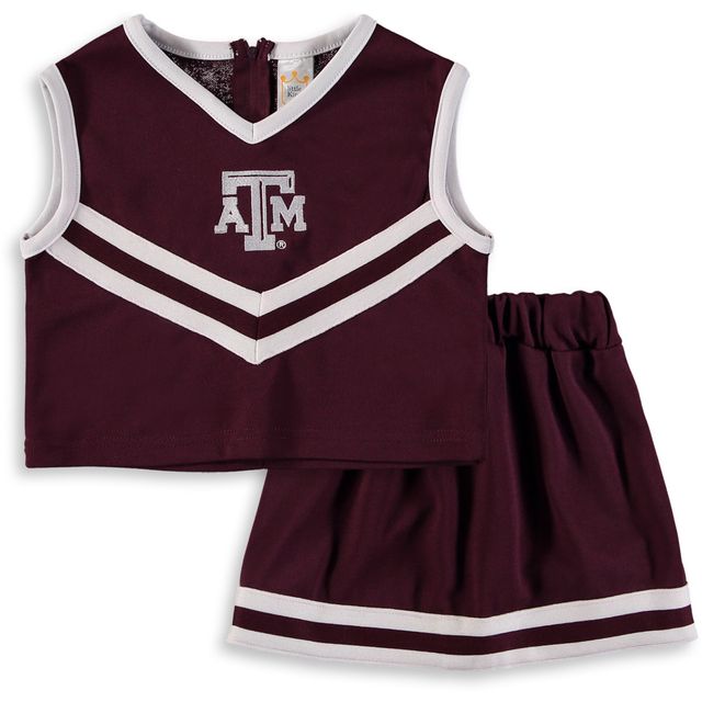 Ensemble deux pièces Cheer pour filles Texas A&M Aggies tout-petits