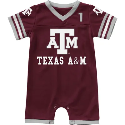 Texas A&M Aggies Colosseum Infant Bumpo Football Romper - Maroon