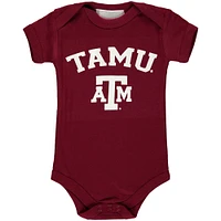 Infant Maroon Texas A&M Aggies Arch & Logo Bodysuit