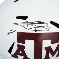 Johnny Manziel Texas A&M Aggies Autographed Riddell Replica Helmet with "12 Heisman" Inscription