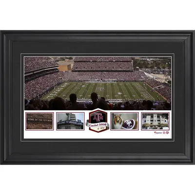 Texas A&M Aggies Fanatics Authentic Framed Kyle Field Panoramic Collage-Limited Edition of 500