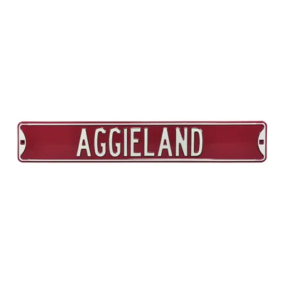 Texas A&M Aggies 6" x 36" College Ave Street Sign - Maroon