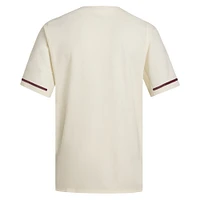 Maillot de baseball réplique adidas pour homme couleur crème Texas A&M Aggies