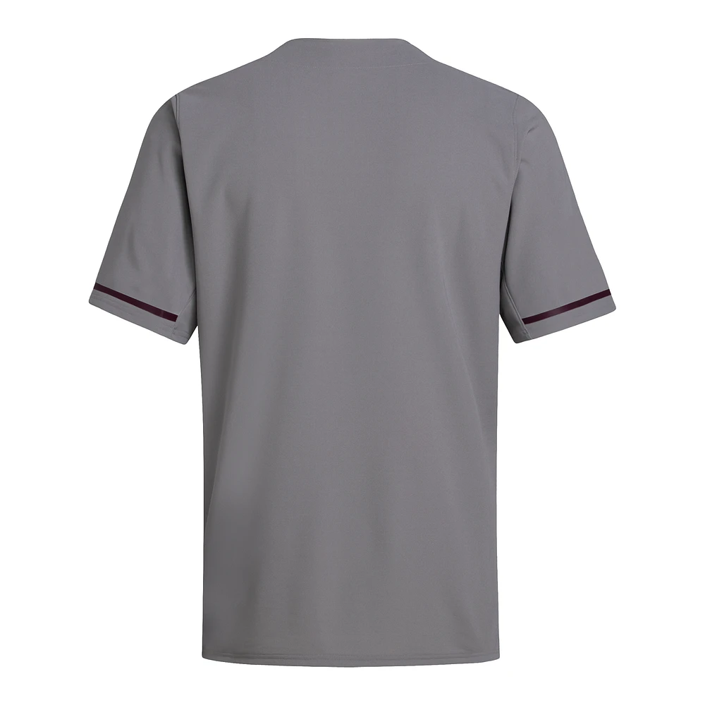 Maillot de baseball réplique gris adidas Texas A&M Aggies pour homme