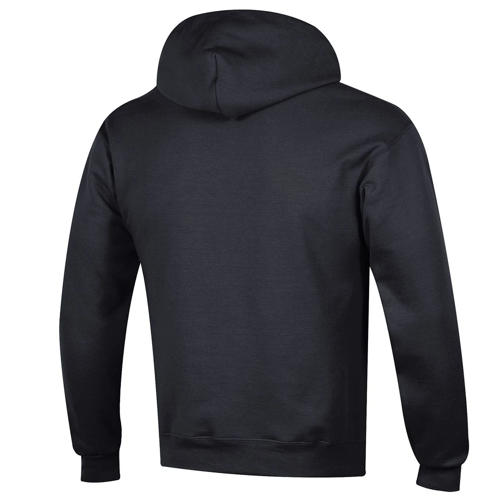 Men's Champion  Black Texas A&M Aggies Arch Over Logo Pullover Hoodie