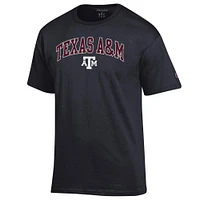 Men's Champion  Black Texas A&M Aggies Arched Logo T-Shirt