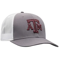 Men's Top of the World  Gray/White Texas A&M Aggies Victory Adjustable Hat