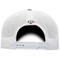 Men's Top of the World  Gray/White Texas A&M Aggies Victory Adjustable Hat