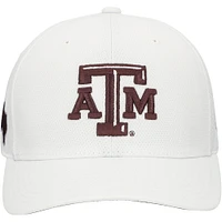 Men's Top of the World  White Texas A&M Aggies Reflex Performance Flex Hat