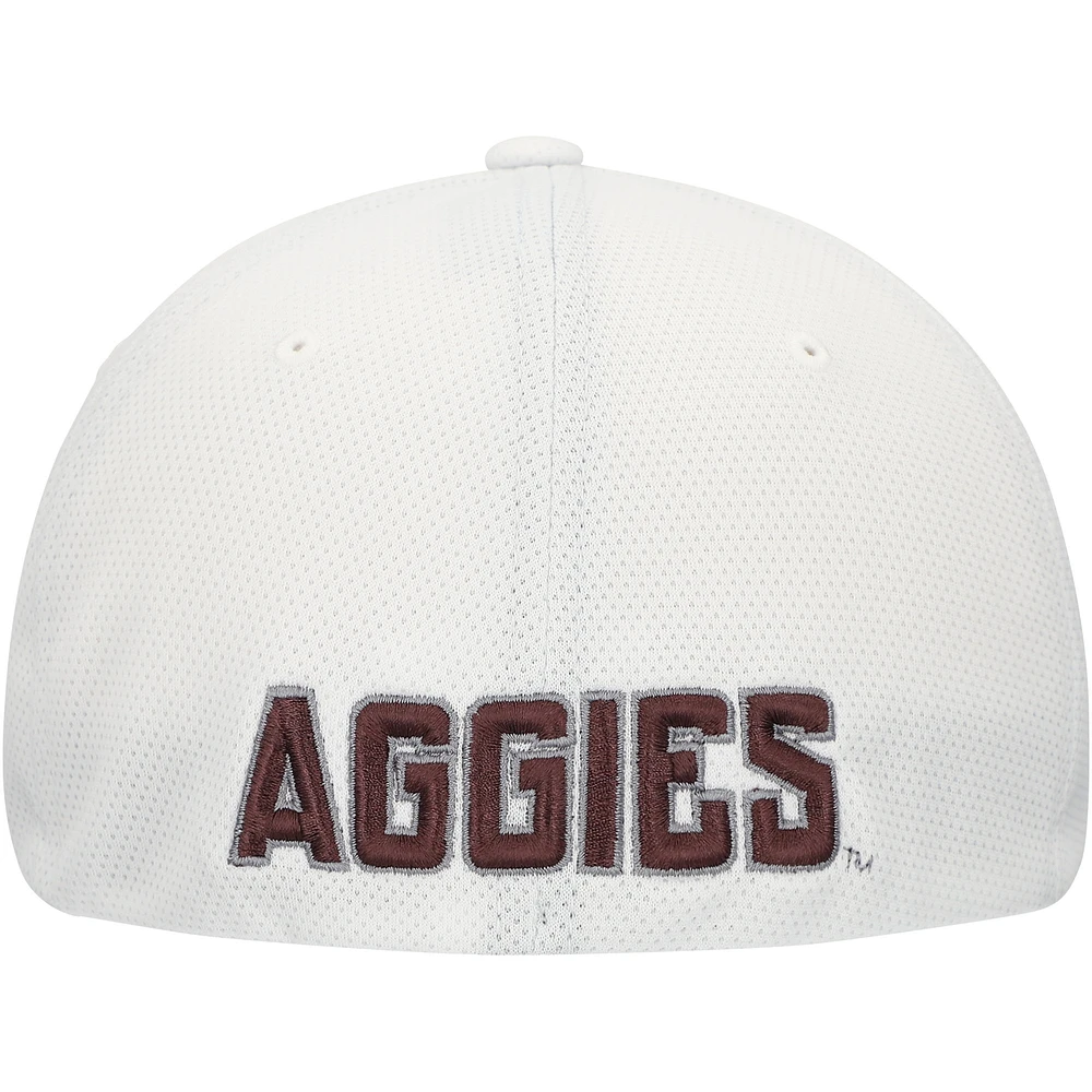 Men's Top of the World  White Texas A&M Aggies Reflex Performance Flex Hat