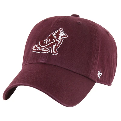 Casquette ajustable Texas A&M Aggies Clean Up '47 Maroon pour homme