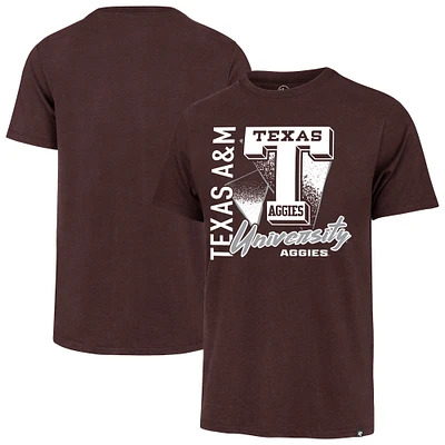 T-shirt Franklin pour homme, couleur bordeaux, 1947, Texas A&M Aggies
