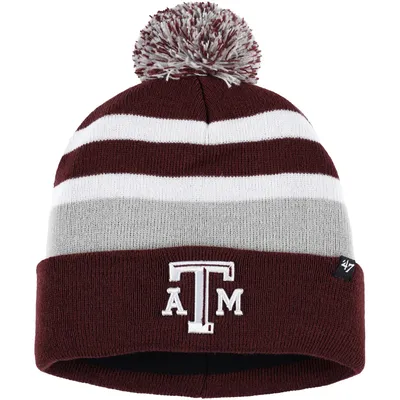 Texas A&M Aggies '47 State Line Cuffed Knit Hat with Pom - Maroon