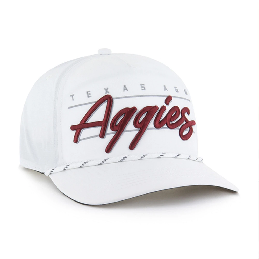 Casquette ajustable Condor Hitch brrr° blanche Texas A&M Aggies '47 pour homme