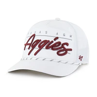 Casquette ajustable Condor Hitch brrr° blanche Texas A&M Aggies '47 pour homme