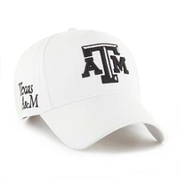 Casquette ajustable Texas A&M Aggies Foundation Offside 47 blanche pour homme