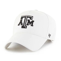 Casquette ajustable Texas A&M Aggies Foundation Offside 47 blanche pour homme