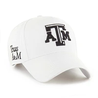 Casquette ajustable Texas A&M Aggies Foundation Offside 47 blanche pour homme