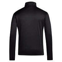 Haut zippé à quart de tour pour entraîneurs Texas A&M Aggies 2024 adidas noir homme