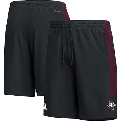 Short adidas Texas A&M Aggies AEROREADY noir pour homme