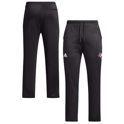 Men's adidas Black Texas A&M Aggies Open Hem AEROREADY Pants