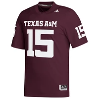 Men's adidas Conner Weigman Maroon Texas A&M Aggies NIL Football Player Jersey