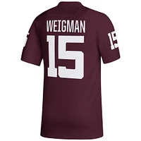 Men's adidas Conner Weigman Maroon Texas A&M Aggies NIL Football Player Jersey