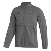 Men's adidas Gray Texas A&M Aggies AEROREADY Half-Zip Jacket