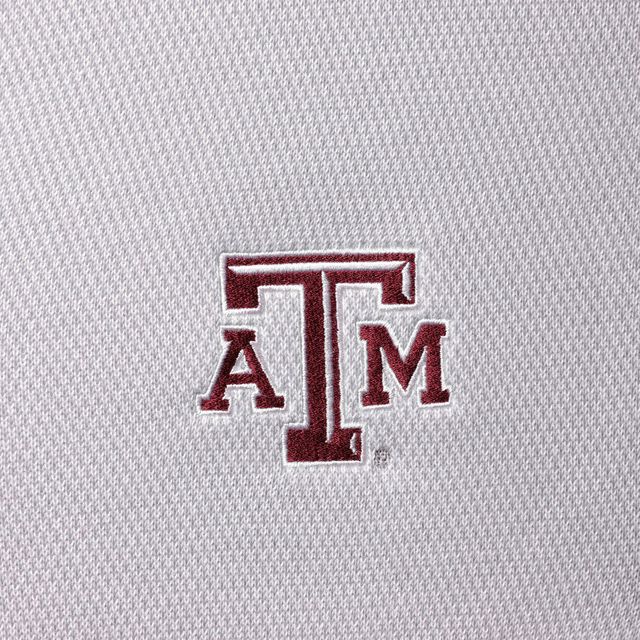 Veste grise adidas Texas A&M Aggies Knit Quarter-Zip pour homme