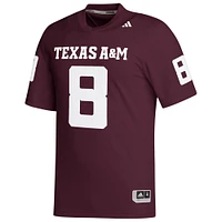 Men's adidas Le'Veon Moss Maroon Texas A&M Aggies NIL Football Player Jersey