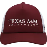 Men's adidas Maroon/White Texas A&M Aggies Foam Trucker Snapback Hat