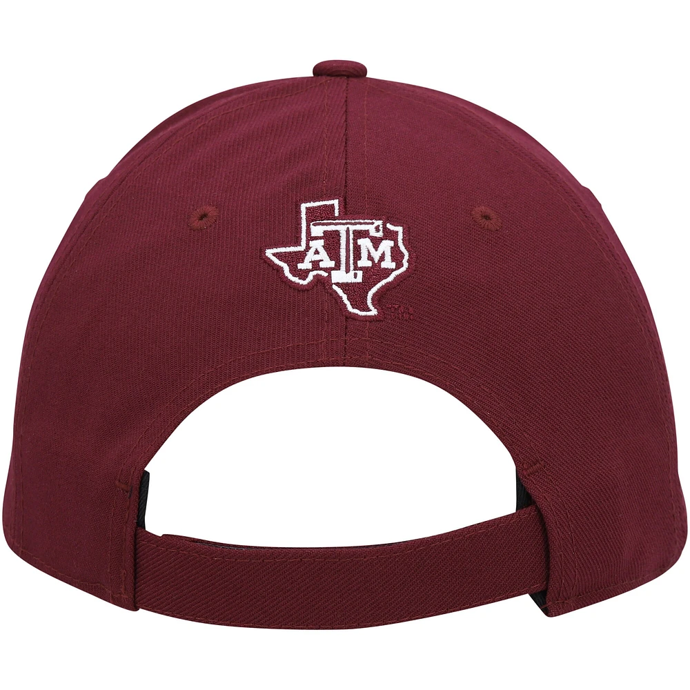 Casquette réglable adidas Maroon Texas A&M Aggies 12th Man pour hommes