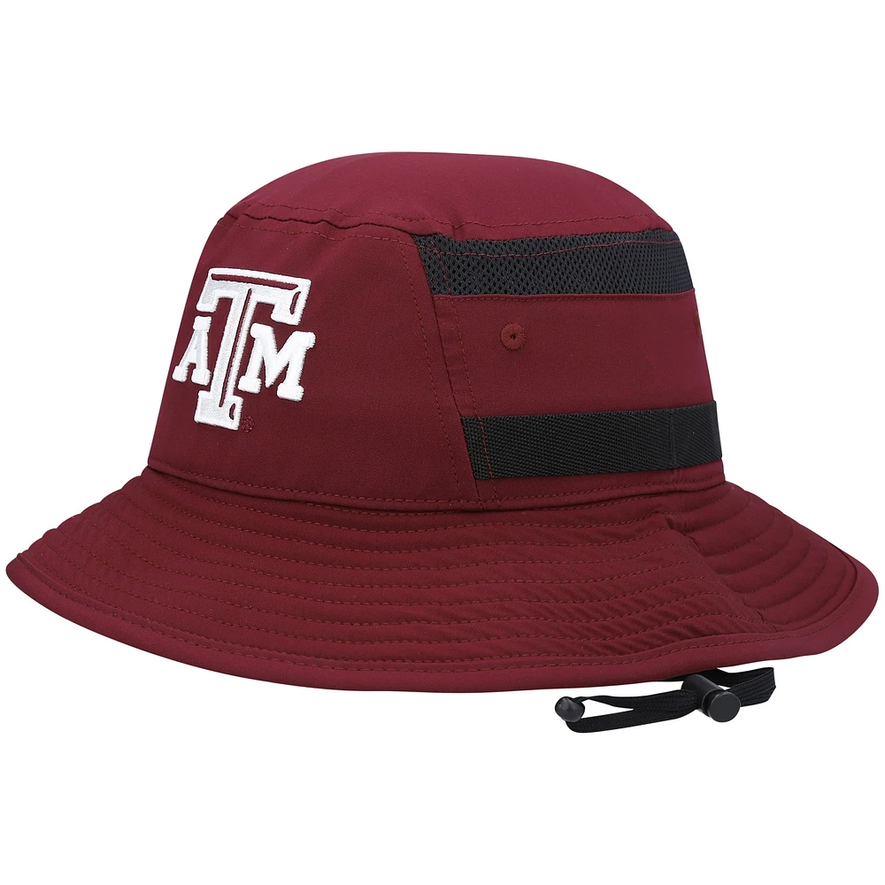 Casquette bob adidas Maroon Texas A&M Aggies 2021 Sideline AEROREADY pour homme