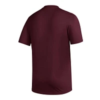 Men's adidas Maroon Texas A&M Aggies 2023/24 AEROREADY Homeland Plate Pregame T-Shirt