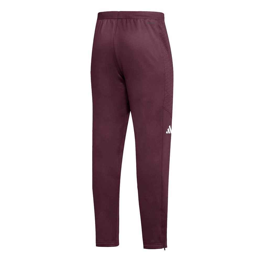 Men's adidas  Maroon Texas A&M Aggies 2023 Travel AEROREADY Tapered Pants