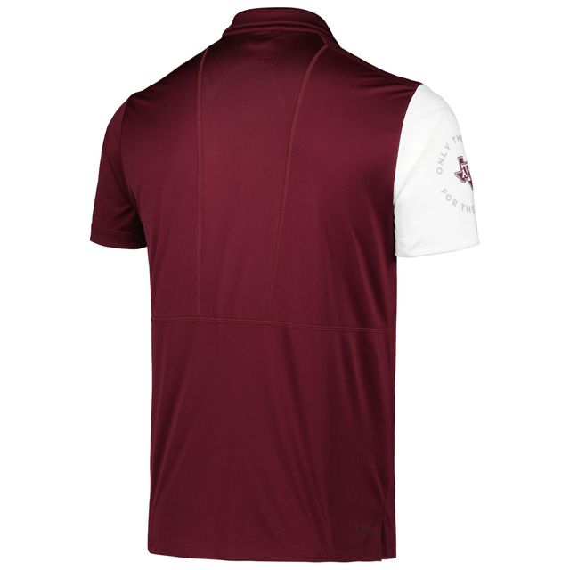 Polo adidas Maroon Texas A&M Aggies AEROREADY pour hommes