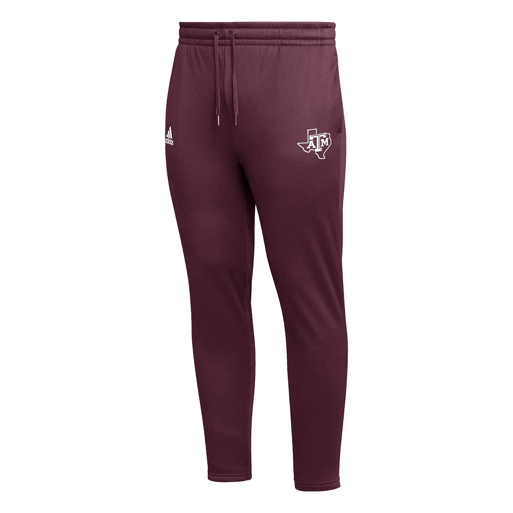 Men's adidas Maroon Texas A&M Aggies AEROREADY Tapered Pants