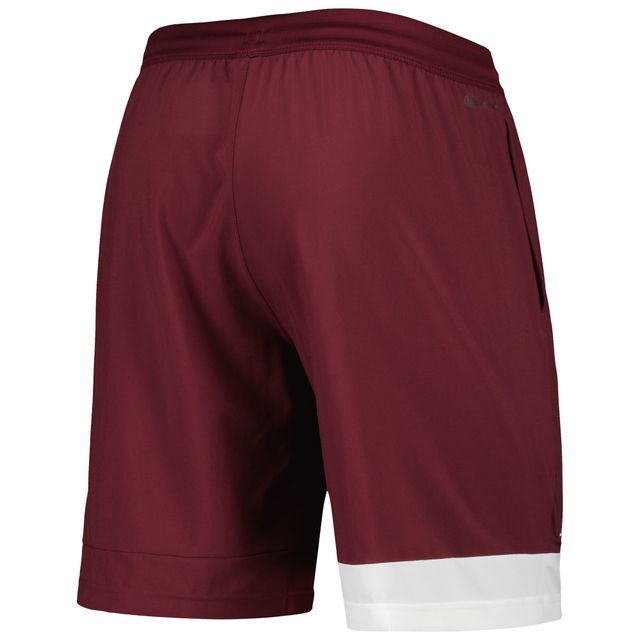 Short d'entraînement adidas Maroon Texas A&M Aggies AEROREADY pour hommes