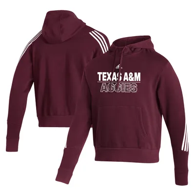 Texas A&M Aggies adidas Fashion Pullover Hoodie - Maroon