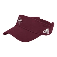 Visière réglable adidas Maroon Texas A&M Aggies Locker Room Team pour hommes