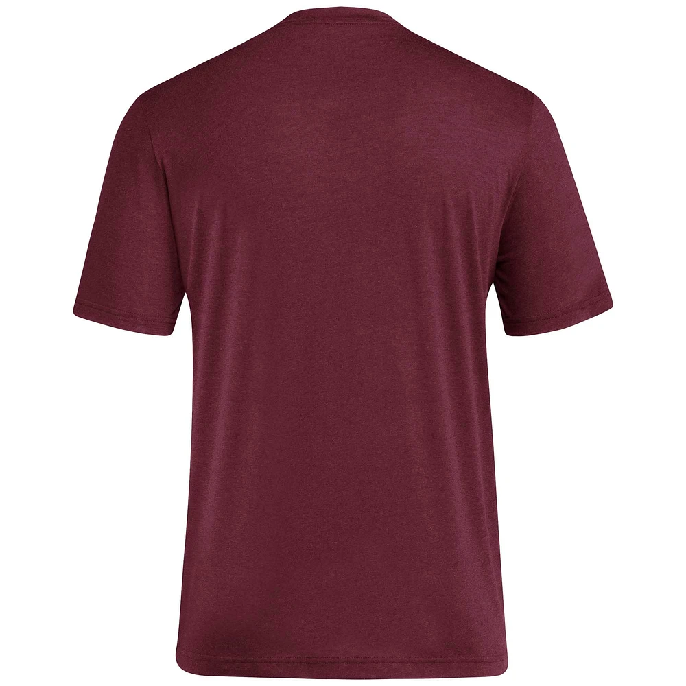 Men's adidas Maroon Texas A&M Aggies Locker Swish Tri-Blend T-Shirt