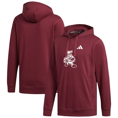 V114050 TexA&M 48F0MRN NCAA TCA Adidas Sweat à capuche de football Ol Sarge pour homme SWTMENHOD